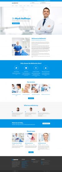 BeDentist Website Template