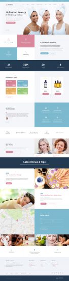 Beauty Template Responsive Website Template