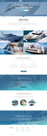 Yachtec Website Template