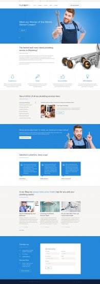 PlumberPro Website Template