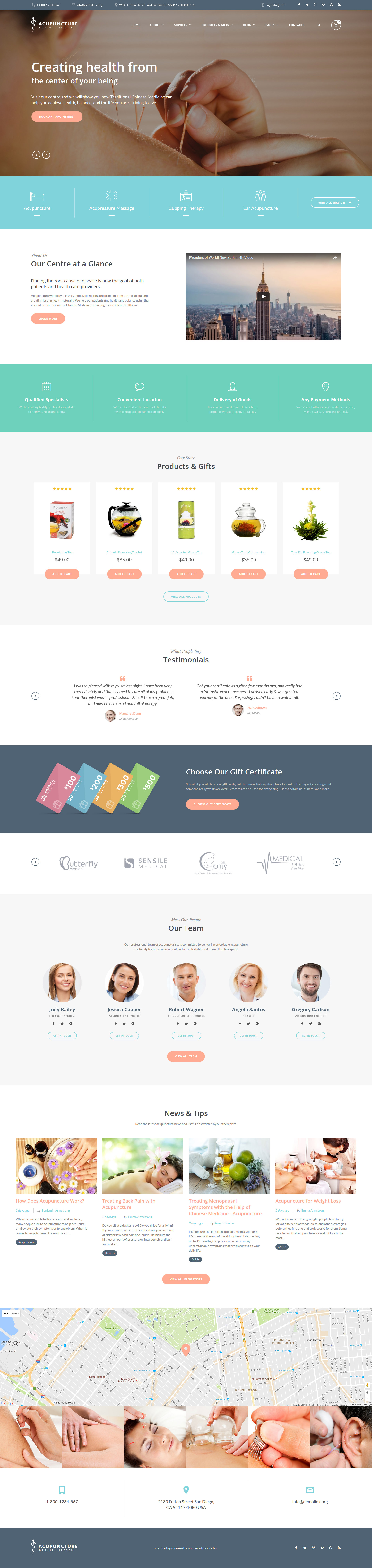 Acupuncture – Alternative Medicine Center Website Template