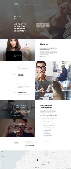 iTStudio - IT Support Company Responsive Website Template