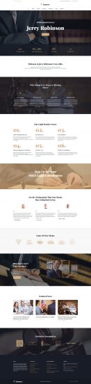 Lawyer & Attorney Multipage Website Template