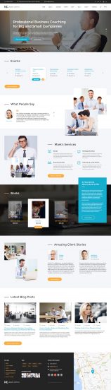 Mark Griffin - Business Coach Responsive Multipage Website Template