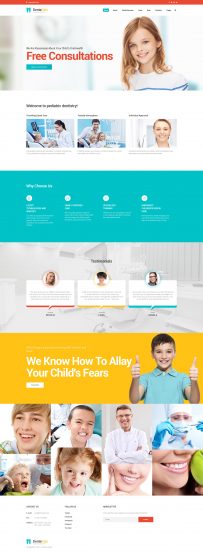 DentaKids Website Template