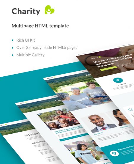 Charity HTML Website Template