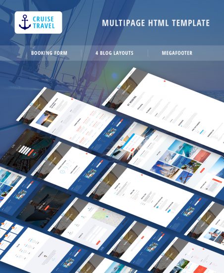 Cruise Travel Travel Agency Website Template Zemez HTML