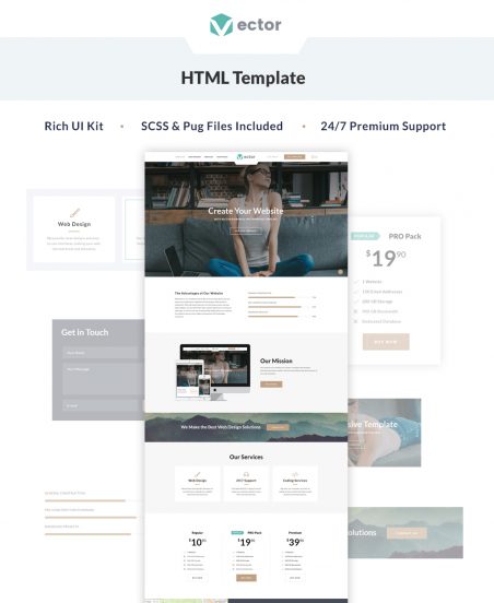 Vector - Business Landing Page Template