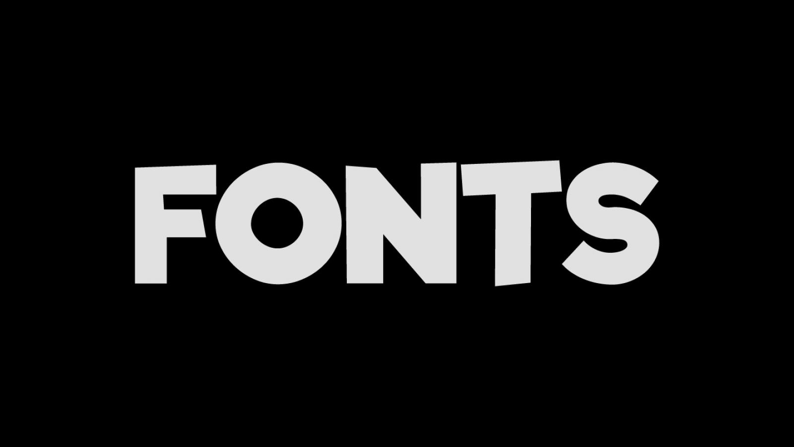 fonts