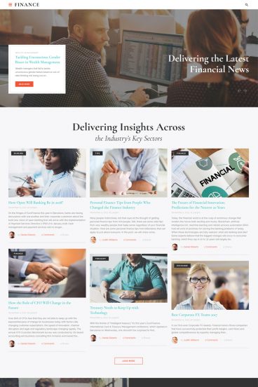 Finance - Financial Adviser Agency Multipage HTML Website Template