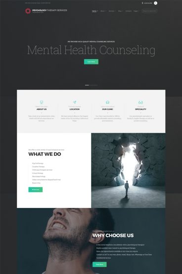 PTS - Psychology Clinic Multipage HTML5 Website Template