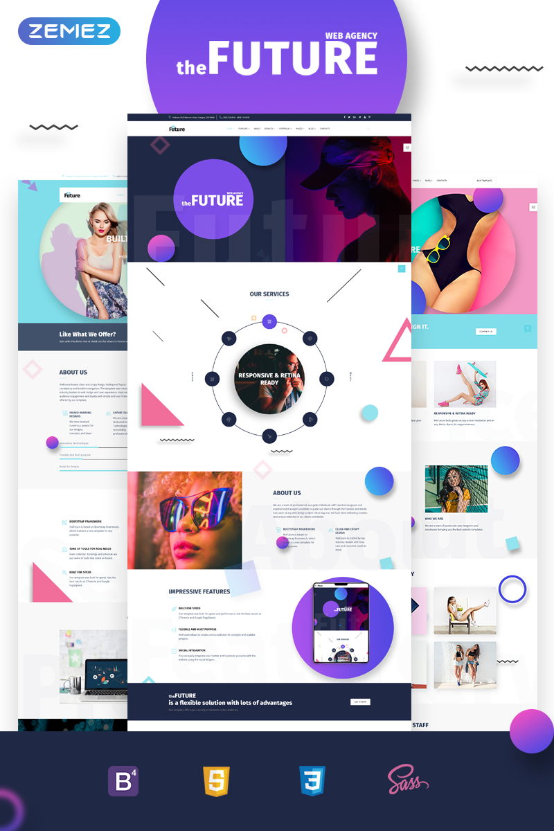 The Future – Web Design Multipurpose HTML5 Website Template