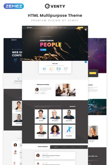 Eventy - Nice Public Event Multipurpose HTML Website Template