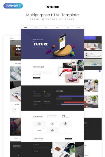 iStudio - Digital Production Multipurpose HTML Website Template