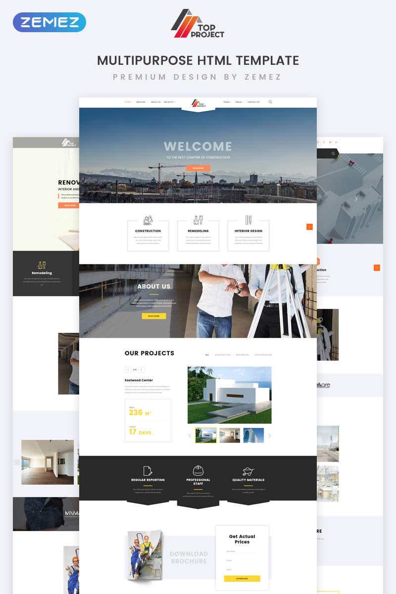 Top Project – Construction Ready-to-Use Website Template