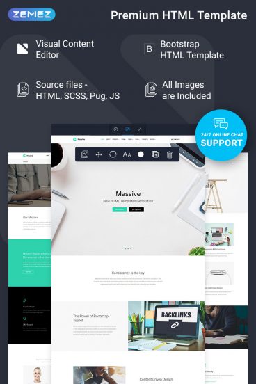 Massive - Business Ready-To-Use Website Template