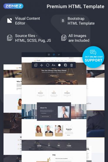 Principle - Law Ready-to-Use Website Template