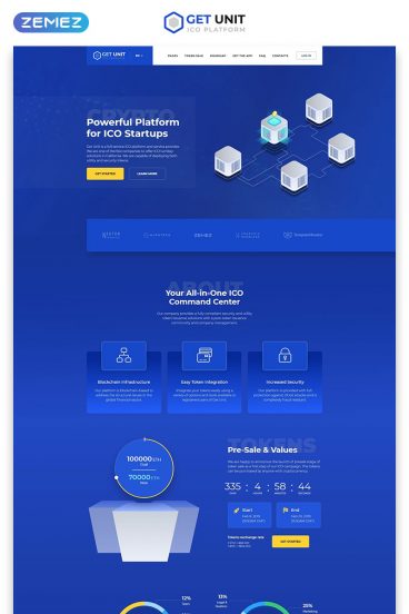 Get Unit - Finance Creative Multipage HTML Website Template