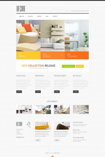 Home Decor Template Responsive Joomla Template