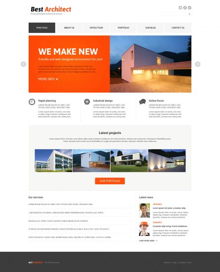 Architecture Template Responsive Joomla Template