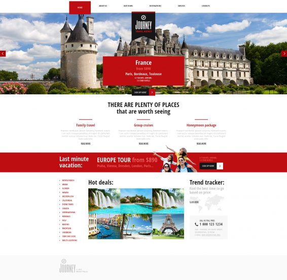 Travelling for Knowledge Joomla Template