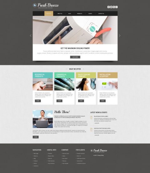 Air Conditioning Joomla Template