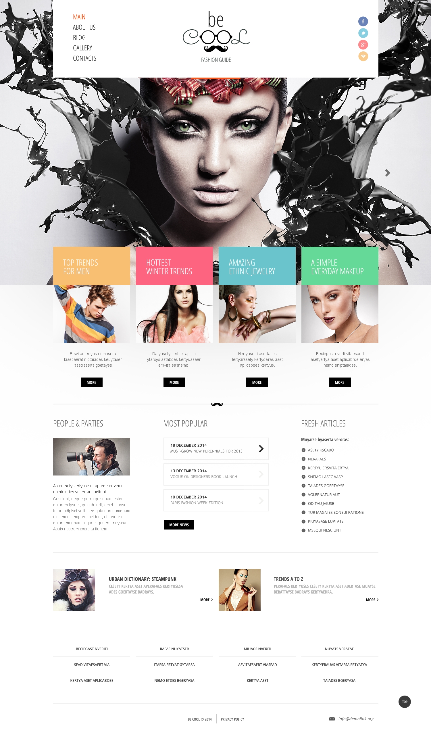 Fashion Guide Joomla Template