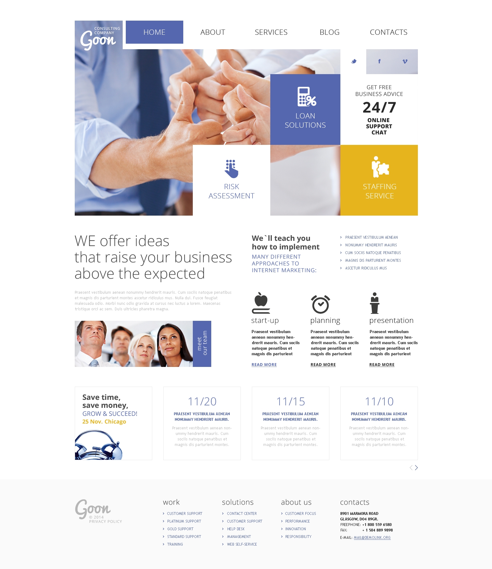 Consulting Agency Joomla Template