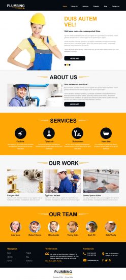 Construction Company Joomla Template