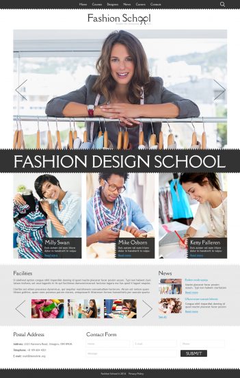 Fashion Designer Joomla Template