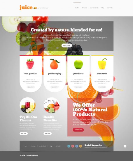 Healthy Eating Joomla Template