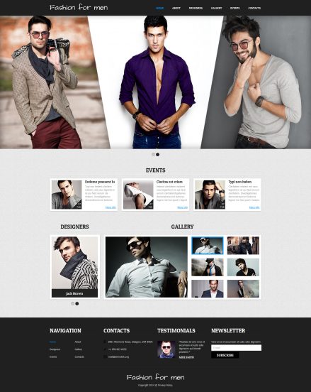 Apparel Template Responsive Joomla Template