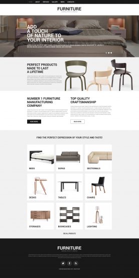 Furniture Template Responsive Joomla Template