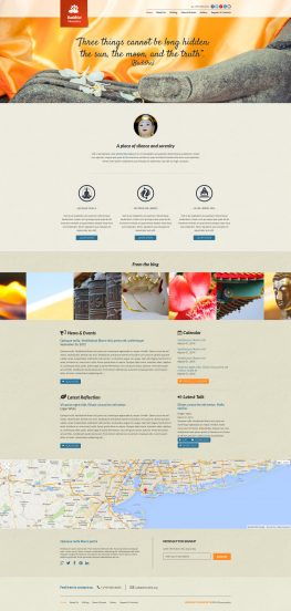 Buddhist Template Responsive Joomla Template