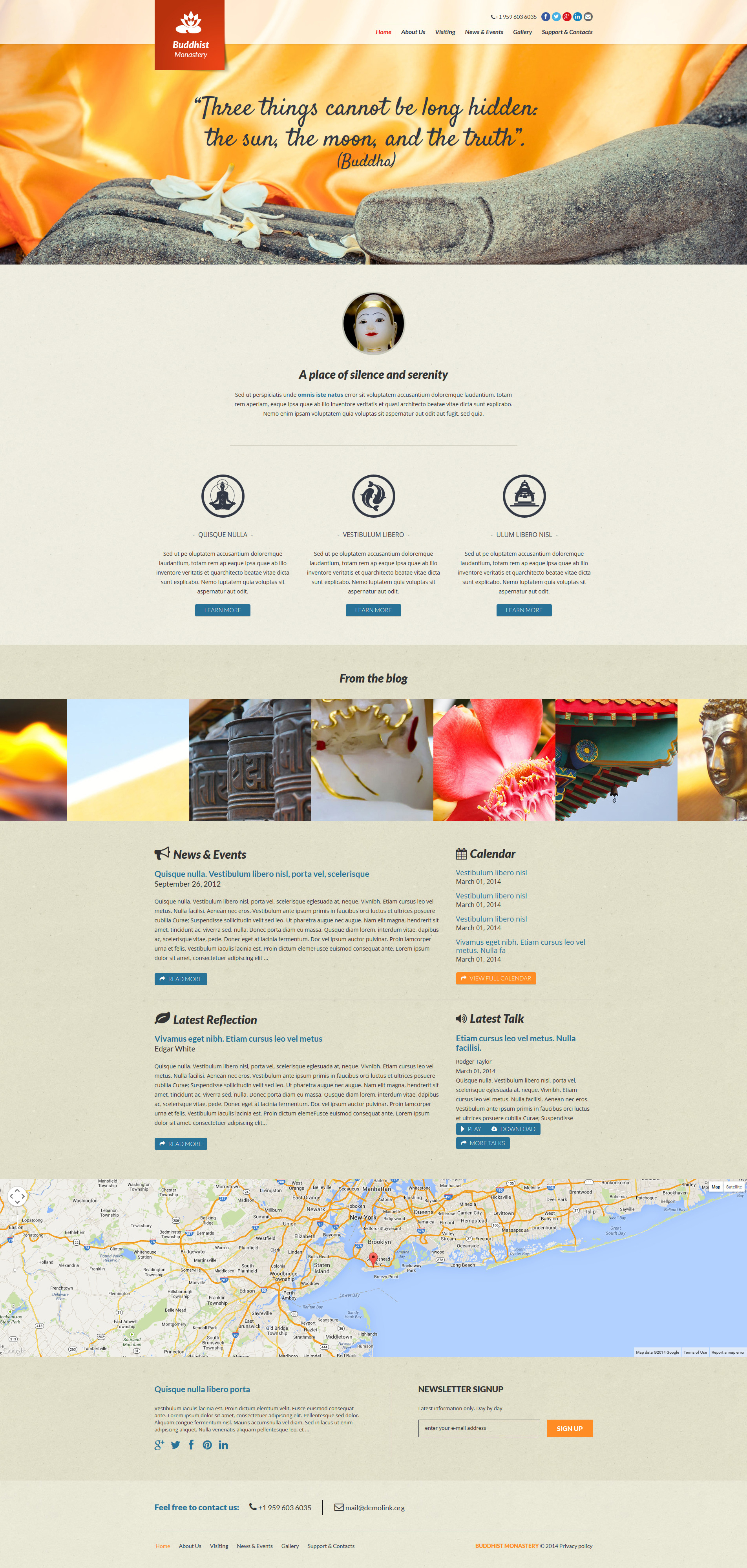 Buddhist Template Responsive Joomla Template