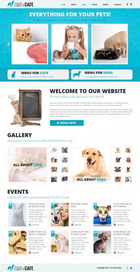 Pet Shop Template Responsive Joomla Template