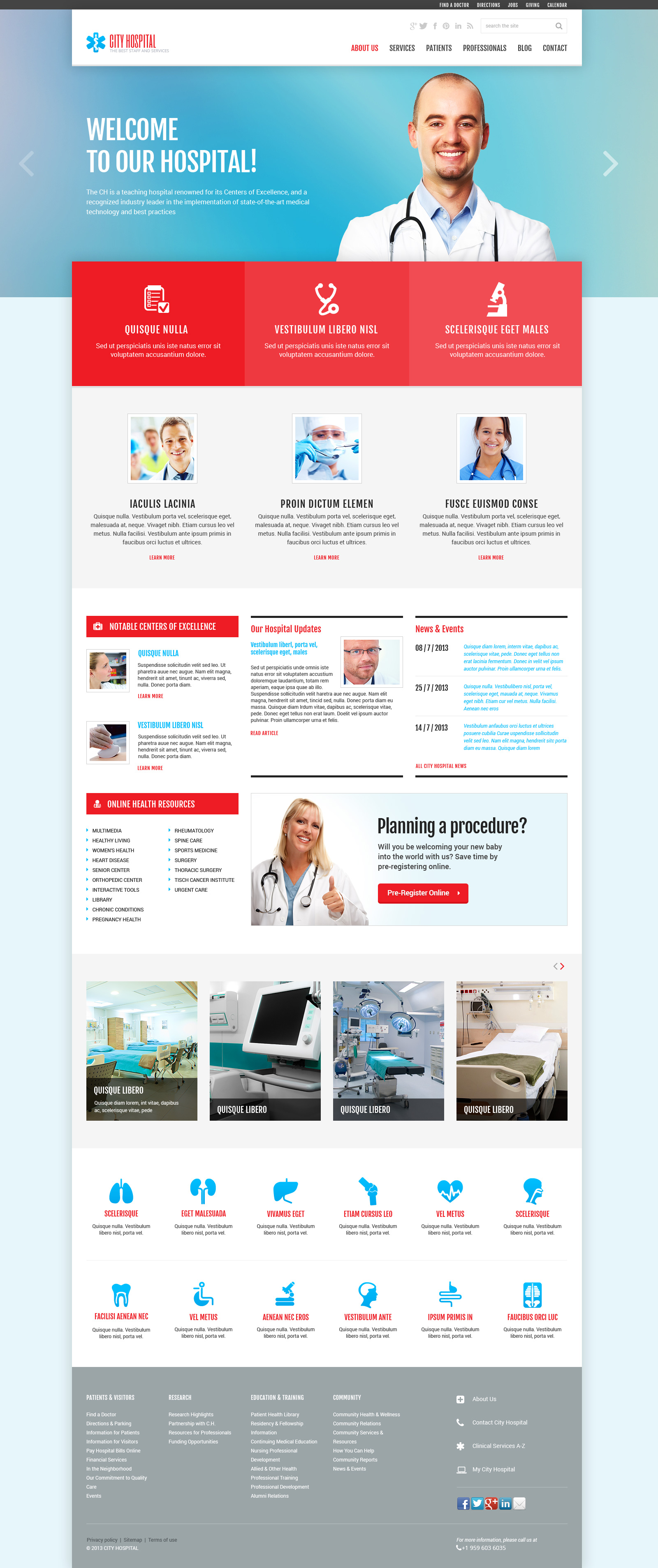 Ambulance Template Responsive Joomla Template