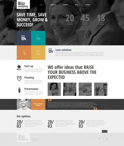 Merchant Services Template Responsive Joomla Template