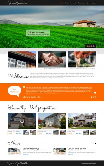 Real Estate Agency Template Responsive Joomla Template