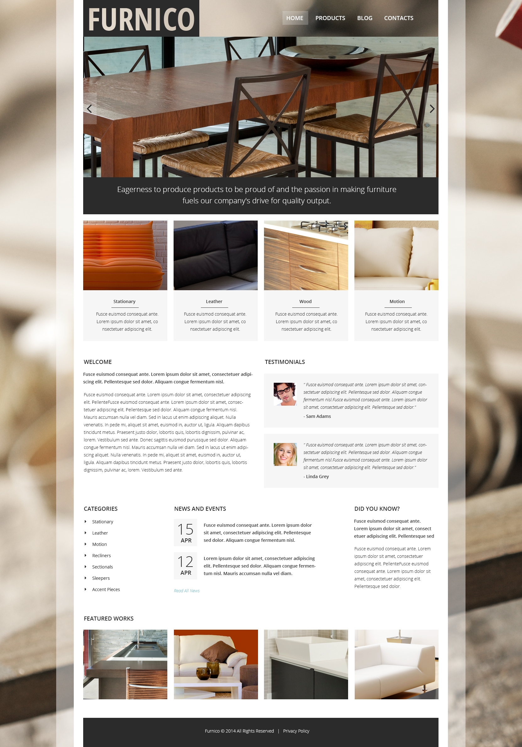 Furnico Joomla Template