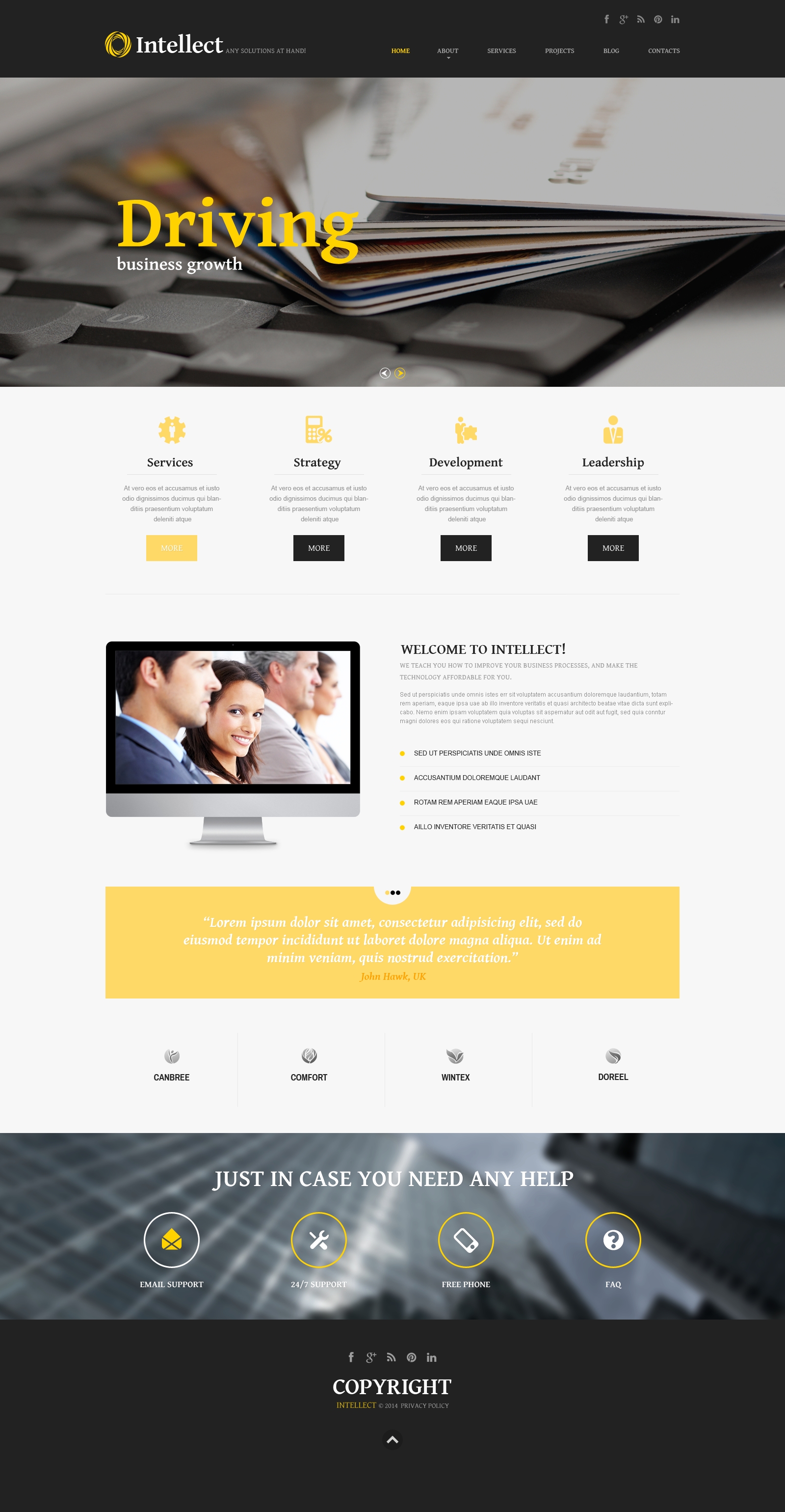 Management Company Template Responsive Joomla Template