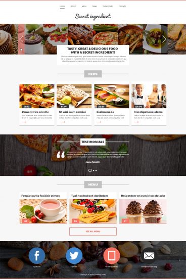 Refined Cuisine Restaurant Joomla Template