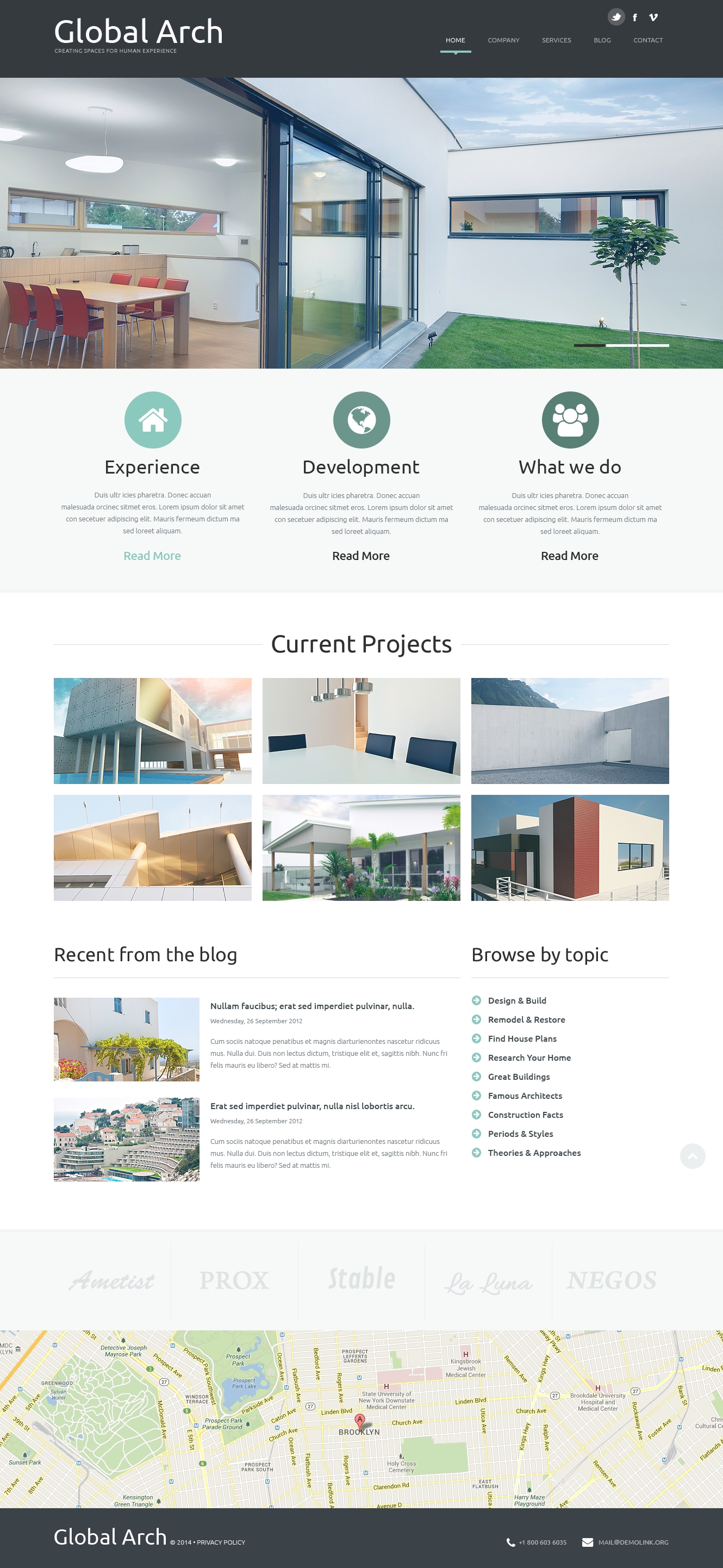 Architecture Template Responsive Joomla Template