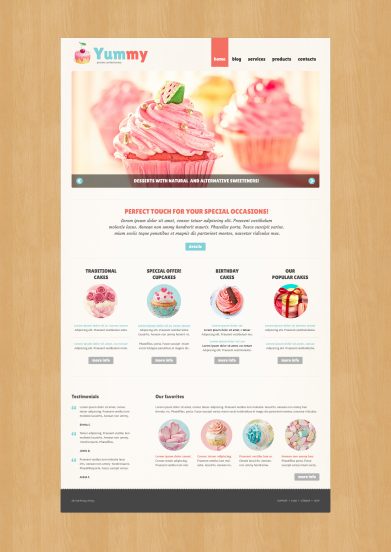 Private Confectionery Joomla Template