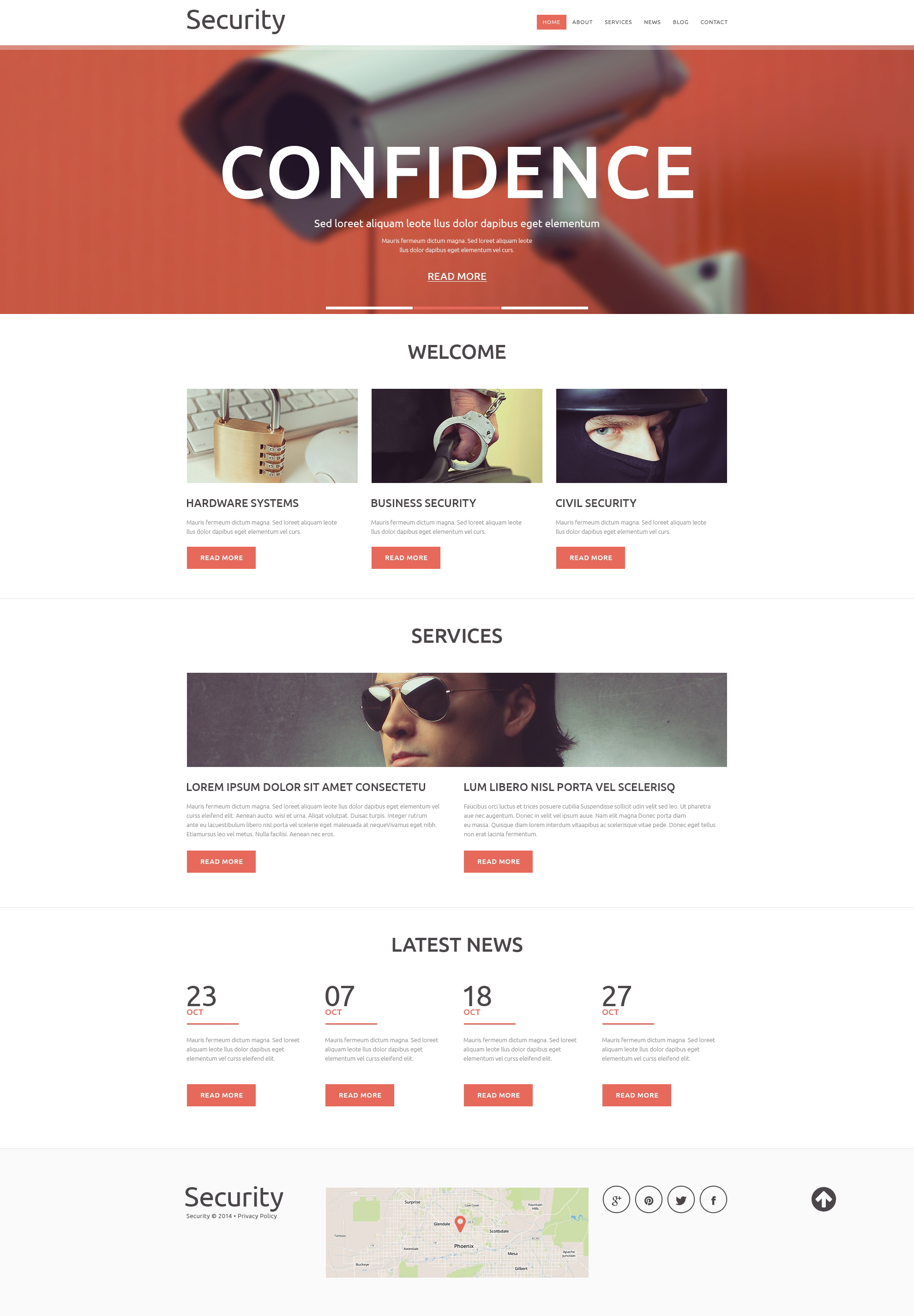 Security Services Joomla Template