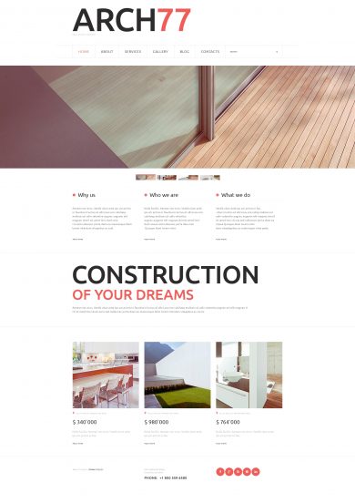 Architecture Joomla Template