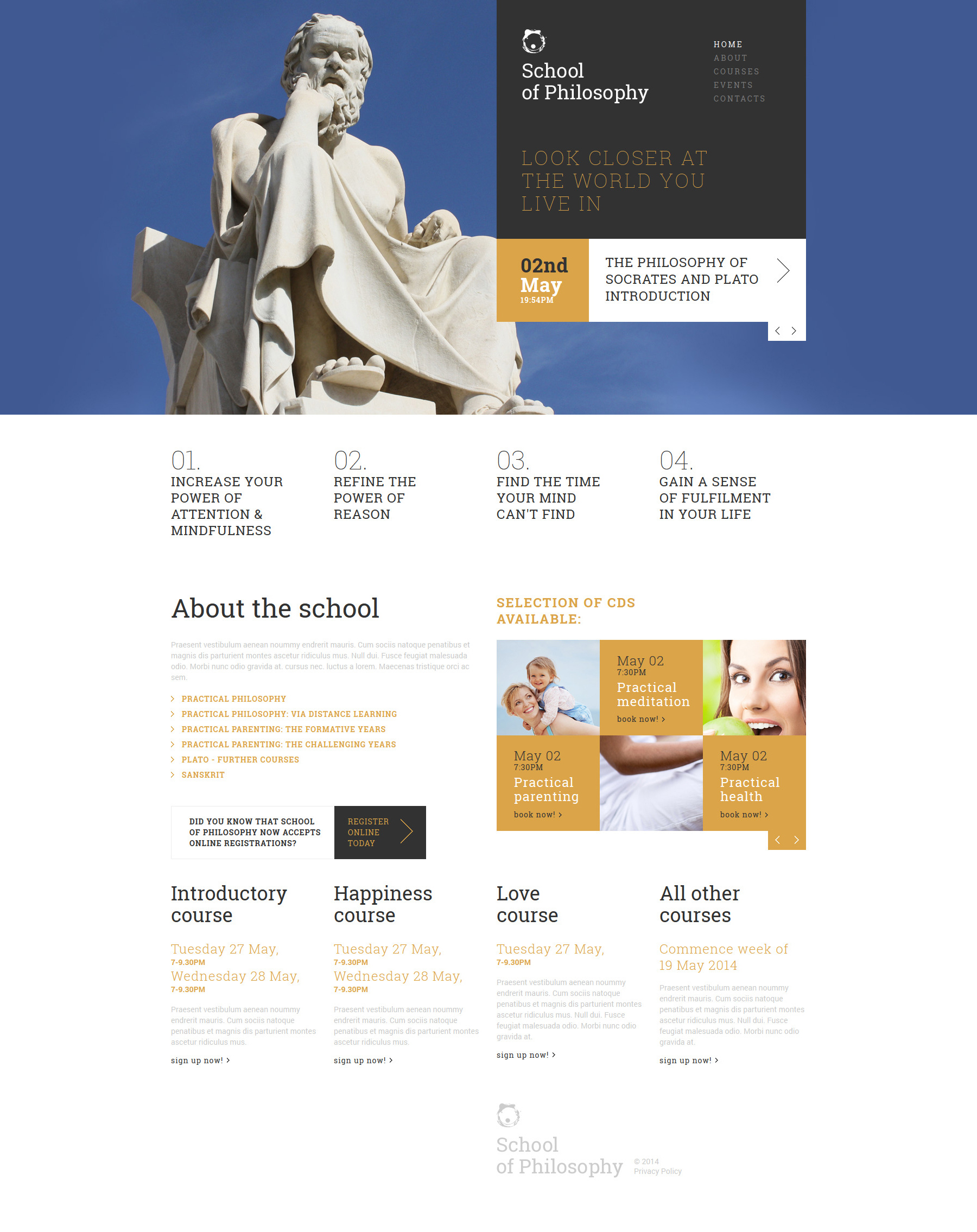 Love of Wisdom School Joomla Template