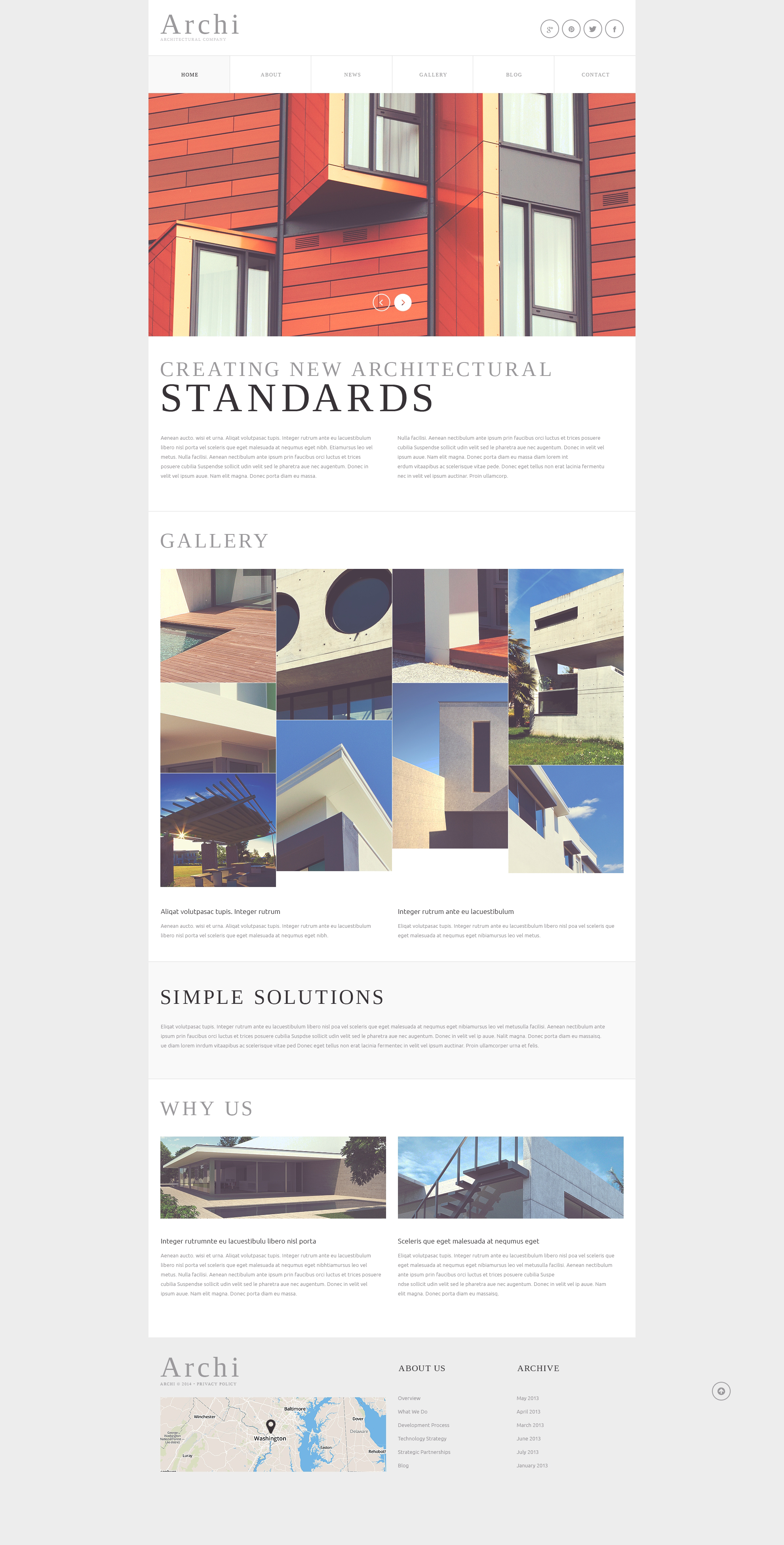 Architectural Company Joomla Template