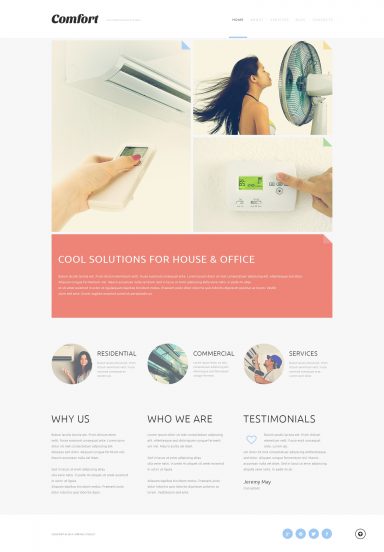 Air Conditioning Systems Joomla Template