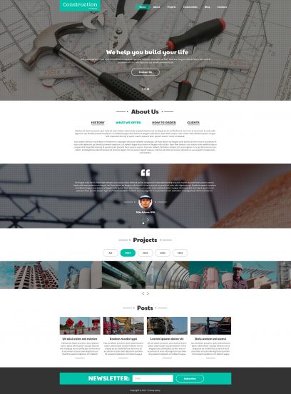 Construction Companies Joomla Template